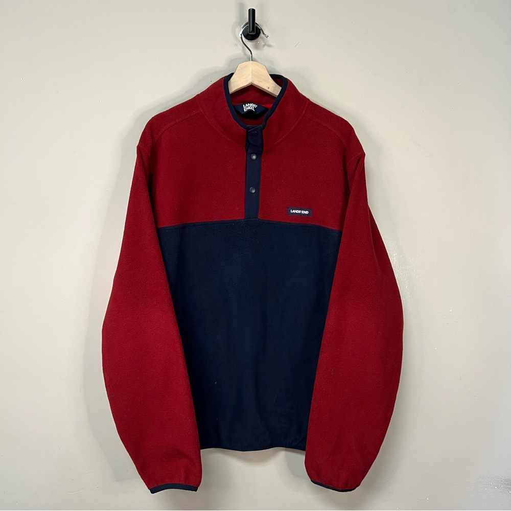 Lands End T Snap Fleece Pullover